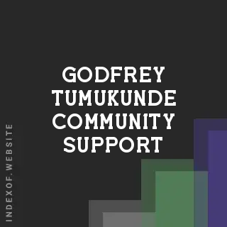 Godfrey Tumukunde Community Support | Indexof