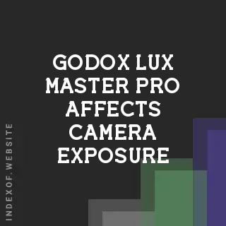 How Godox Lux Master Pro Affects Camera Exposure Time | Photography Guide