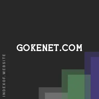 gokenet.com by Anton Yushchenko site -  Indexof
