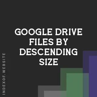 How to Sort Google Drive Files by Descending Size (2026)
