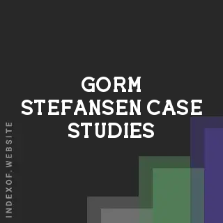 Gorm Stefansen Case Studies | Indexof