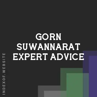Gorn Suwannarat Expert Advice | Indexof