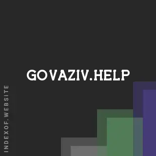 govaziv.help by Thomas Taylor site -  Indexof