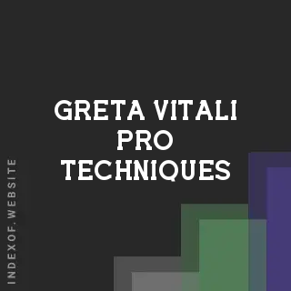 Greta Vitali Pro Techniques | Indexof