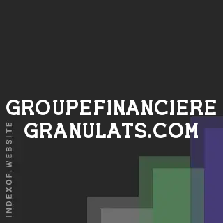 groupefinanciere-granulats.com by Dadan Kuncoro site -  Indexof