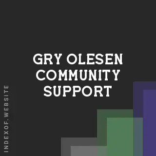 Gry Olesen Community Support | Indexof