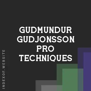Gudmundur Gudjonsson Pro Techniques | Indexof