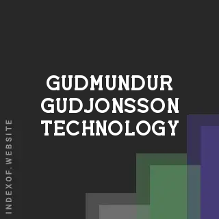 Gudmundur Gudjonsson Technology | Indexof