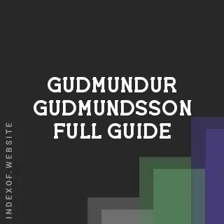 Gudmundur Gudmundsson Full Guide | Indexof