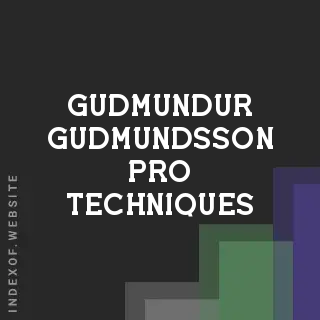 Gudmundur Gudmundsson Pro Techniques | Indexof