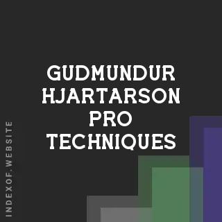 Gudmundur Hjartarson Pro Techniques | Indexof