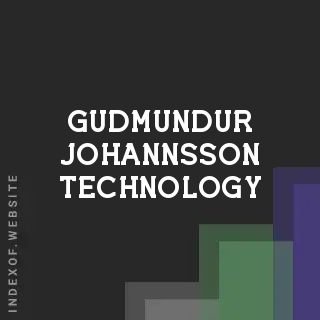Gudmundur Johannsson Technology | Indexof