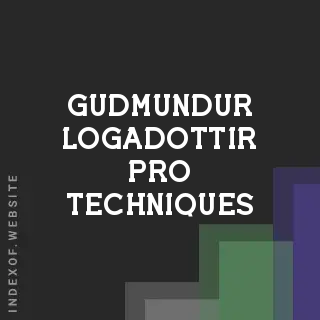 Gudmundur Logadottir Pro Techniques | Indexof