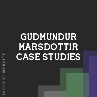 Gudmundur Marsdottir Case Studies | Indexof