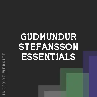 Gudmundur Stefansson Essentials | Indexof