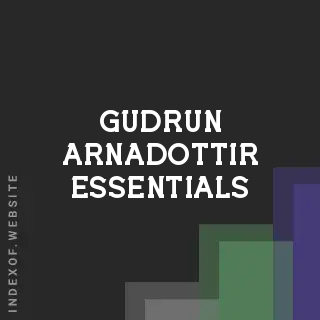 Gudrun Arnadottir Essentials | Indexof