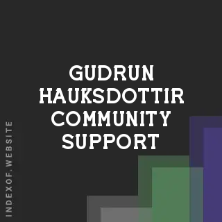 Gudrun Hauksdottir Community Support | Indexof