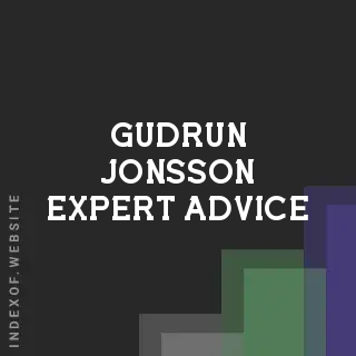 Gudrun Jonsson Expert Advice | Indexof