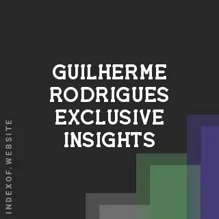 Guilherme Rodrigues Exclusive Insights | Indexof