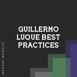 Guillermo Luque Best Practices | Indexof