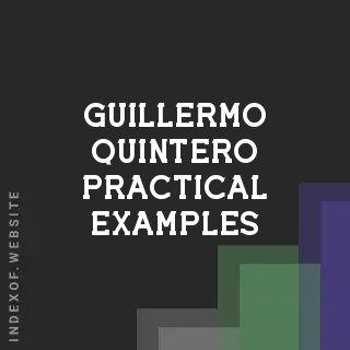 Guillermo Quintero Practical Examples | Indexof