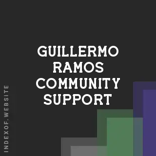 Guillermo Ramos Community Support | Indexof