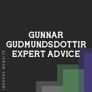 Gunnar Gudmundsdottir Expert Advice | Indexof
