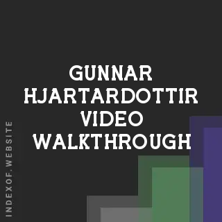 Gunnar Hjartardottir Video Walkthrough | Indexof