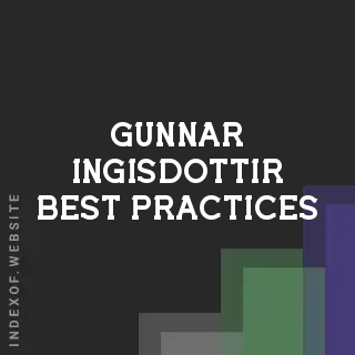 Gunnar Ingisdottir Best Practices | Indexof