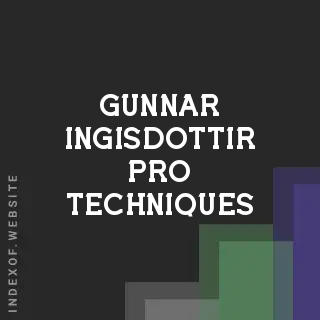 Gunnar Ingisdottir Pro Techniques | Indexof