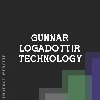 Gunnar Logadottir Technology | Indexof