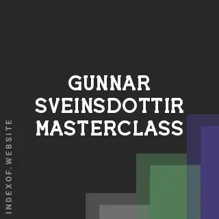 Gunnar Sveinsdottir Masterclass | Indexof