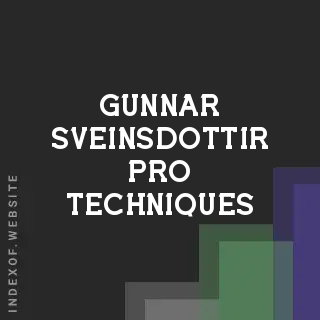 Gunnar Sveinsdottir Pro Techniques | Indexof