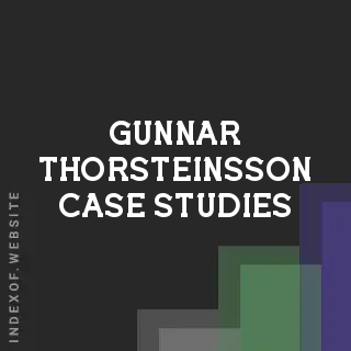 Gunnar Thorsteinsson Case Studies | Indexof