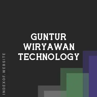 Guntur Wiryawan Technology | Indexof