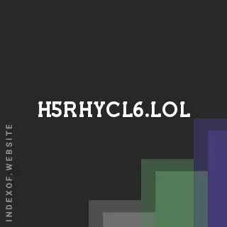 h5rhycl6.lol by Riley Robinson site -  Indexof