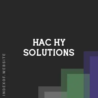 Hac Hy Solutions | Indexof