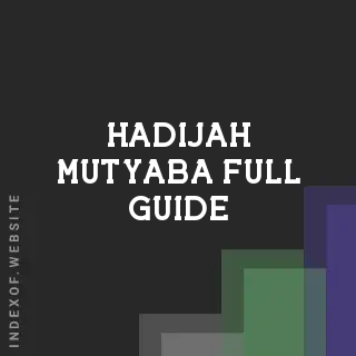 Hadijah Mutyaba Full Guide | Indexof