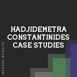 Hadjidemetra Constantinides Case Studies | Indexof