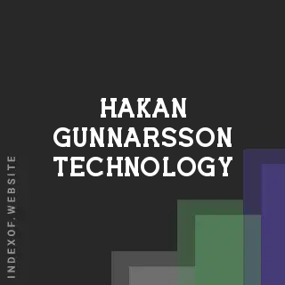 Hakan Gunnarsson Technology | Indexof