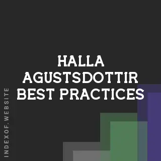 Halla Agustsdottir Best Practices | Indexof
