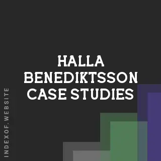 Halla Benediktsson Case Studies | Indexof