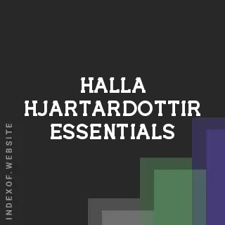 Halla Hjartardottir Essentials | Indexof