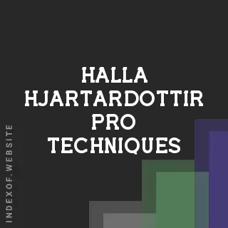 Halla Hjartardottir Pro Techniques | Indexof