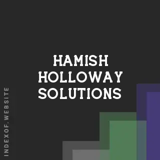 Hamish Holloway Solutions | Indexof