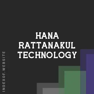 Hana Rattanakul Technology | Indexof