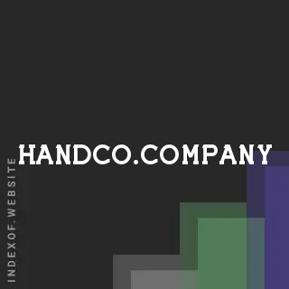 handco.company by Mustafiz Sultana site -  Indexof