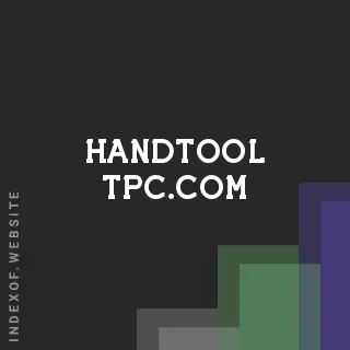 handtool-tpc.com by Damian Manley site -  Indexof
