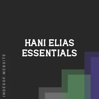 Hani Elias Essentials | Indexof