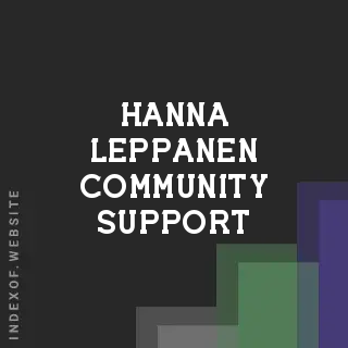 Hanna Leppanen Community Support | Indexof